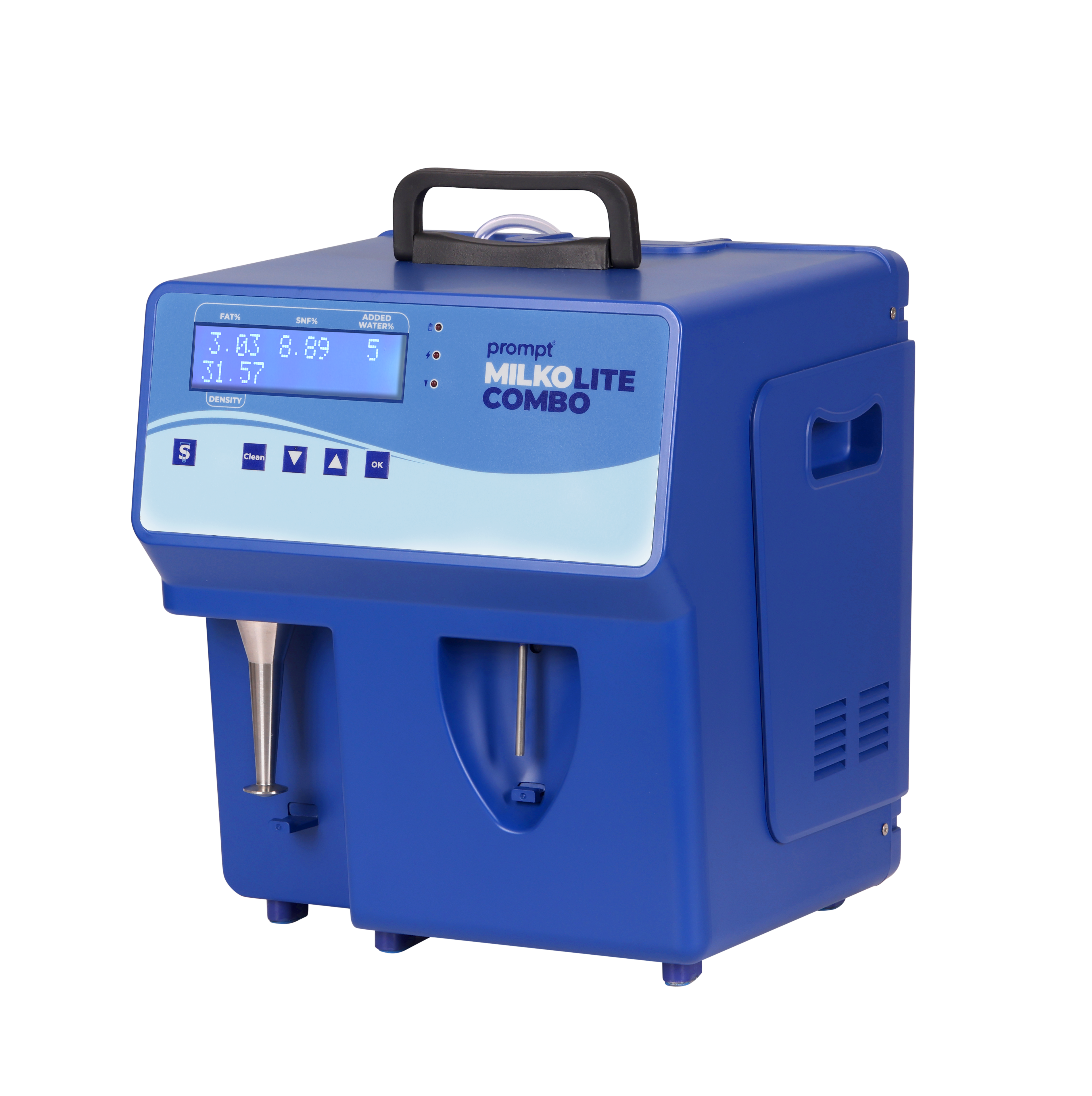 Prompt Milkolite Combo - स्टरर और एनालाइज़र मशीन - फैट और SNF जांच का संपूर्ण समाधान - Prompt Dairy