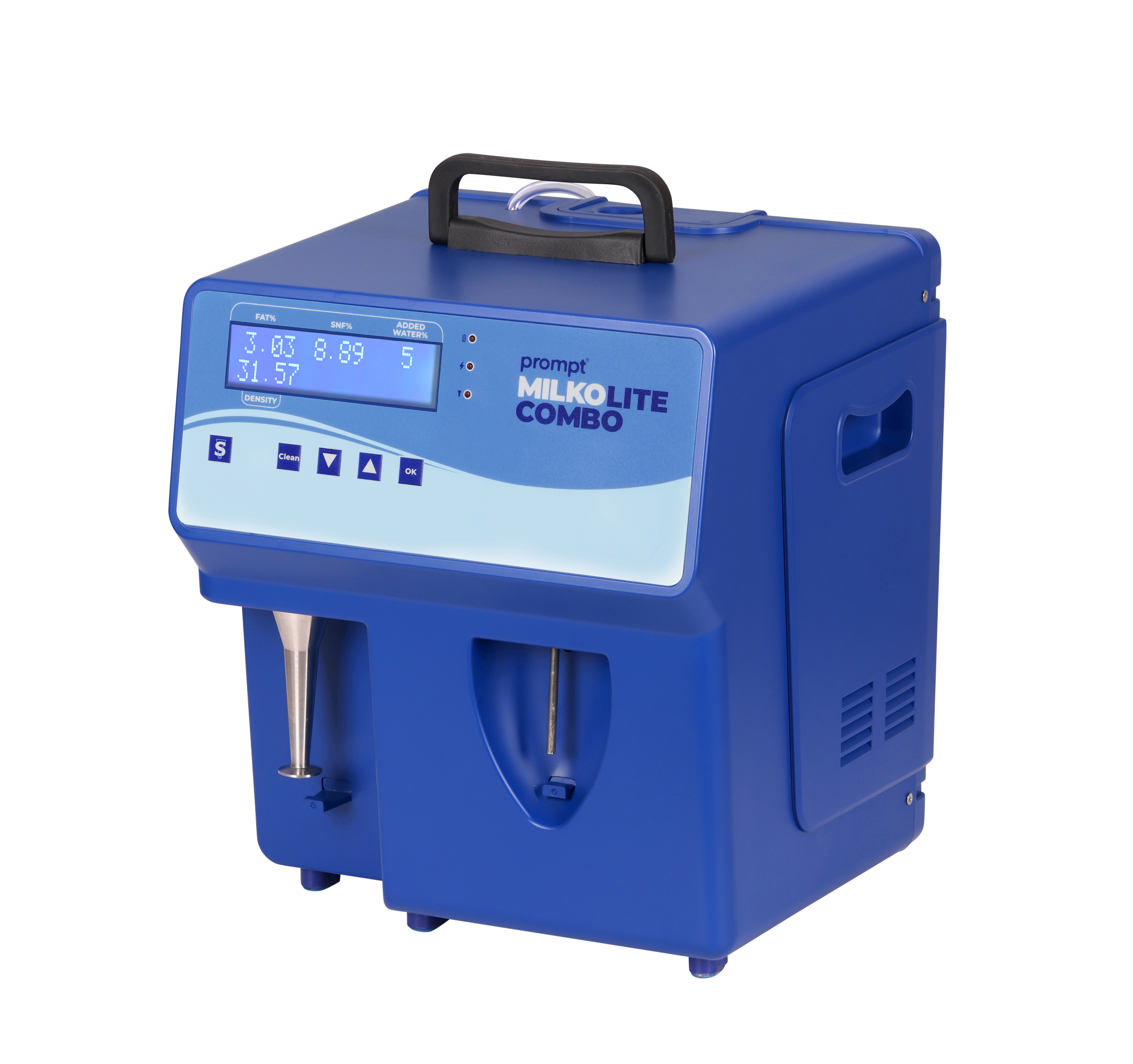 Prompt Milkolite Combo - स्टरर और एनालाइज़र मशीन - फैट और SNF जांच का संपूर्ण समाधान - Prompt Dairy
