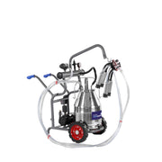 मिल्कईज़ी सिंगल बकेट सिंगल क्लस्टर मिल्किंग मशीन -Trolley(1 HP)