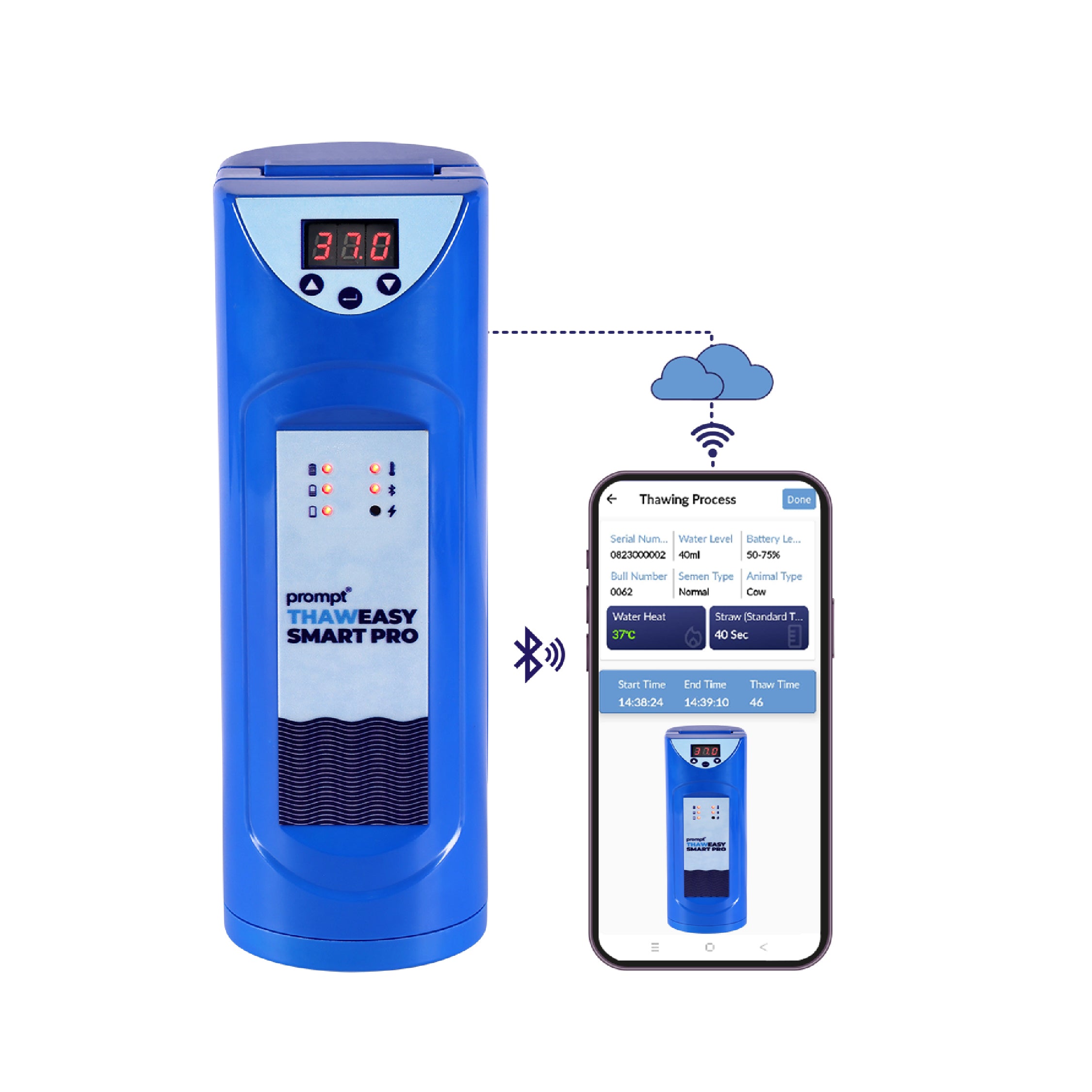 Prompt Thawzy SmartPro, Digital Semen Thawing Machine